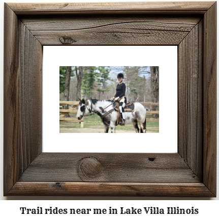 trail rides near me in Lake Villa, Illinois